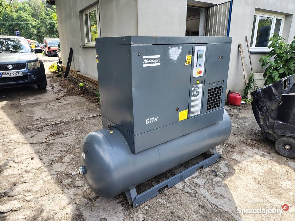 Sprężarka Kompresor śrubowa ATLAS COPCO G11FF z łódzkie Łódź