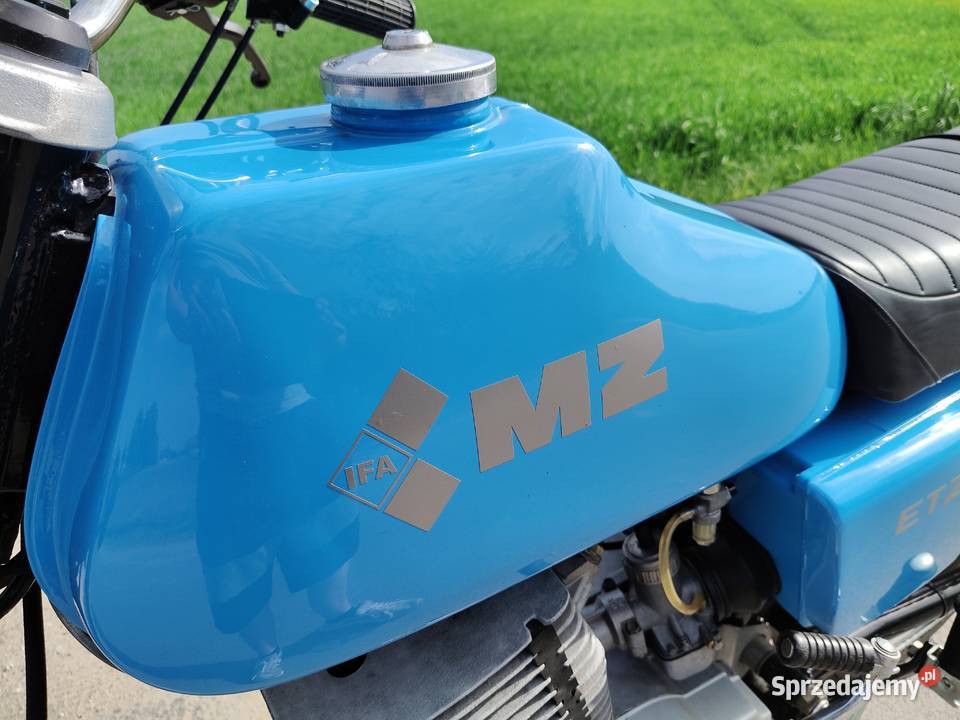 Motocykl MZ ETZ 250 1988 niebieska z dokumentami Kalisz