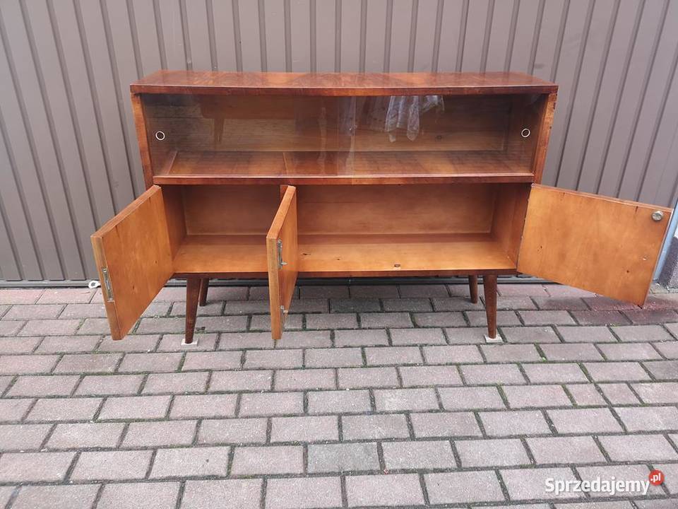 Komoda Szafka RTV Niska PRL 116 Stara Renowacji Swarzędz sprzedam