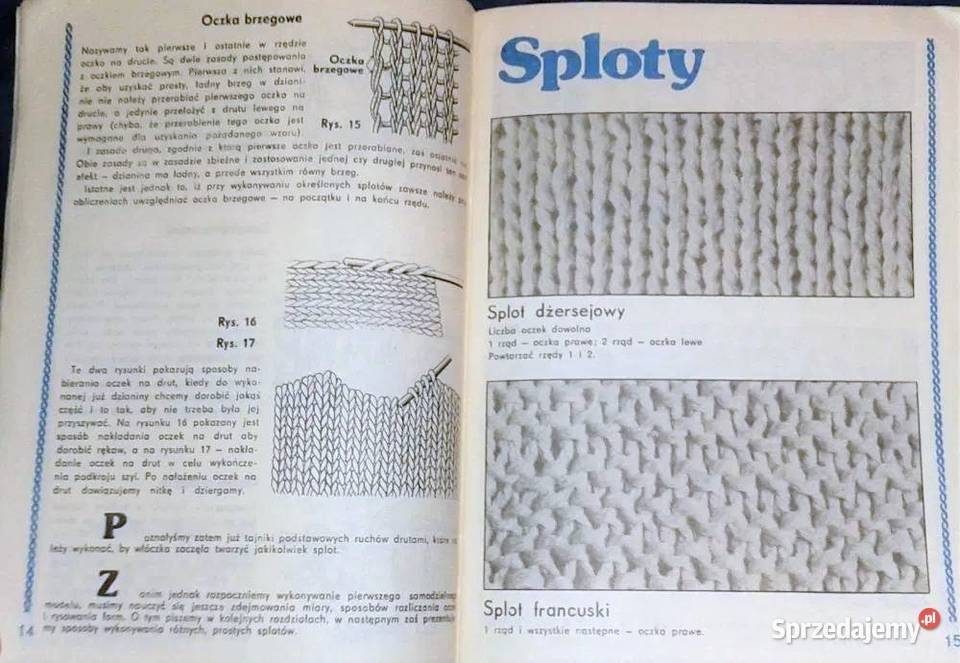 Dziewiarskie ABC Elżbieta Banasiak Wiesława Pozostałe sprzedam