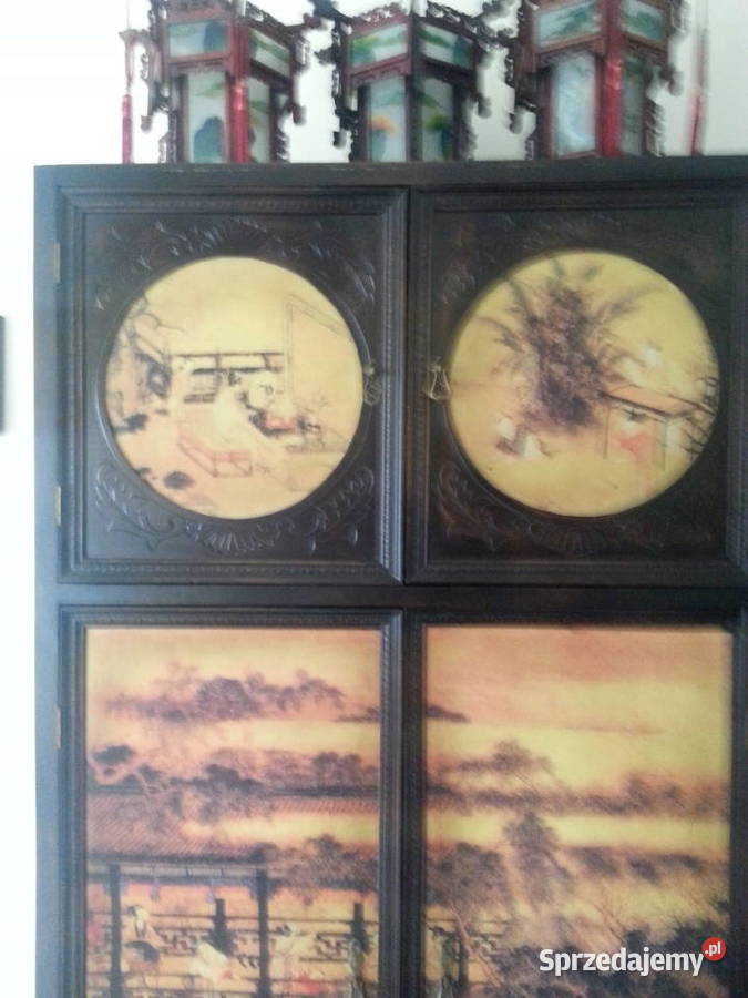 lampa lampion chiński stary unikatowy rękodzieło Warszawa