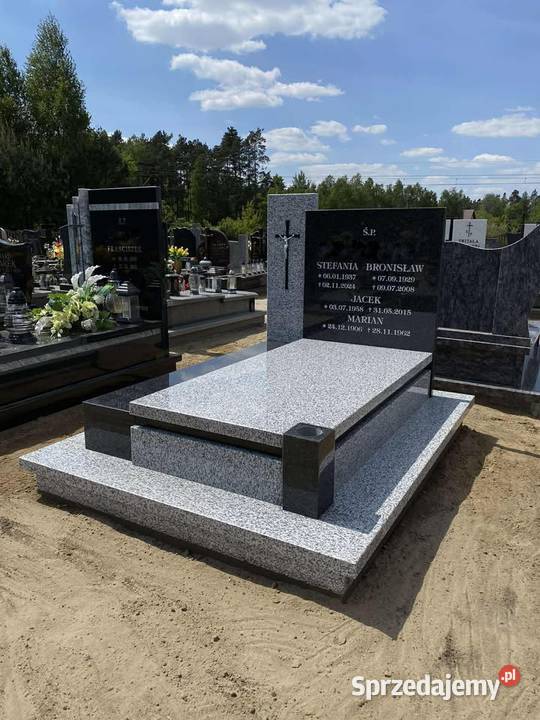 GRANITOWE NAGROBKI POMNIKI MONTAŻ PRODUKCJA wielkopolskie Krotoszyn