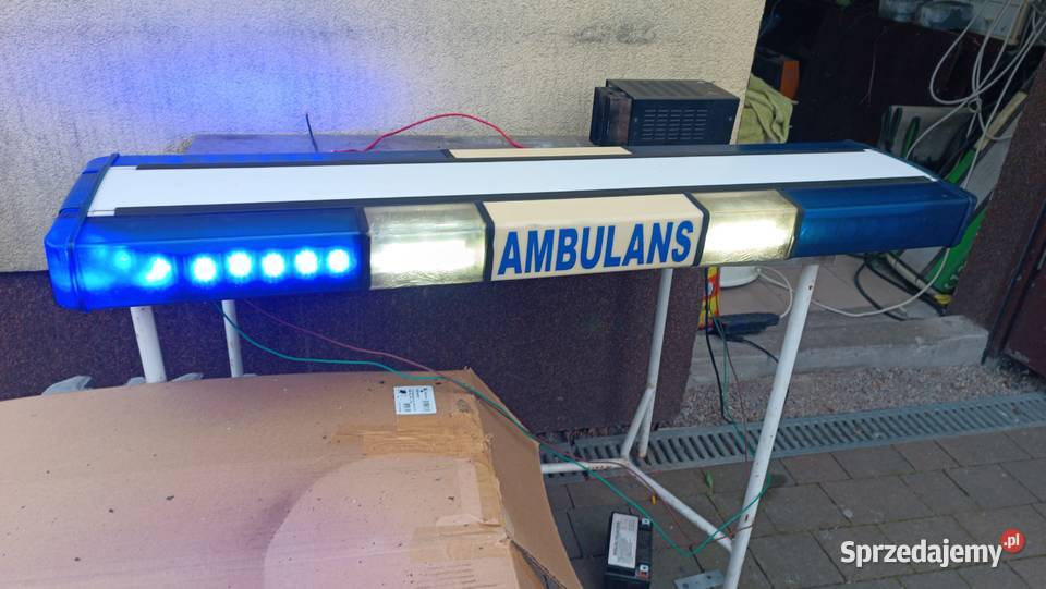 Kogut lampa ostrzegawcza elfir ambulans Żywiec