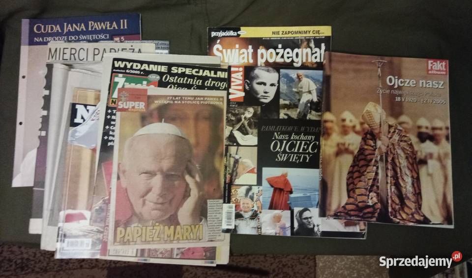 Albymy Podróże JPII do Polski wydawnictwa twarda mazowieckie Legionowo