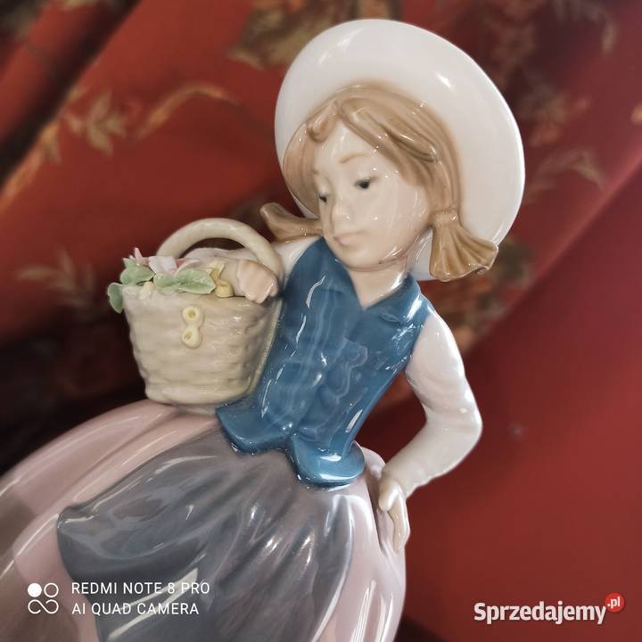 Figurka Daisa Lladro Spain Hand made Z koszykiem Gdańsk