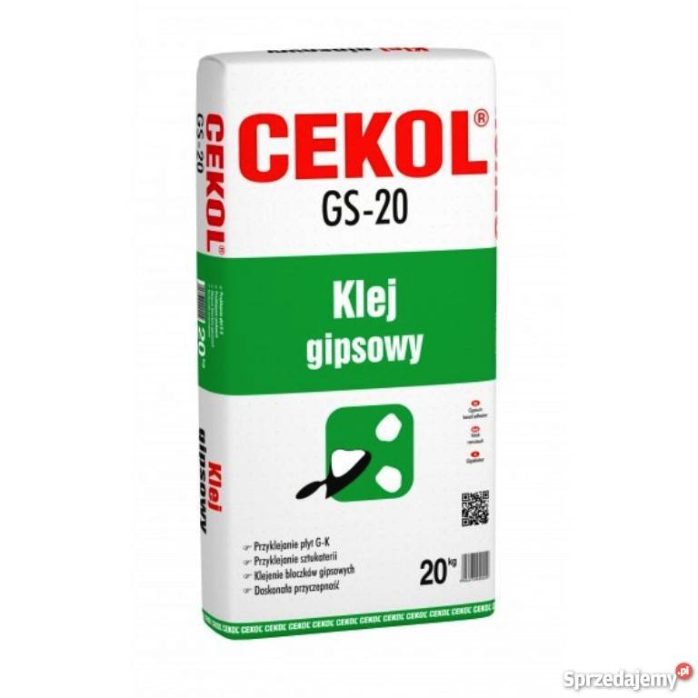 Klej CEKOL GS20 KLEJ GIPSOWY WEWNĘTRZNY LA DECOR Katowice