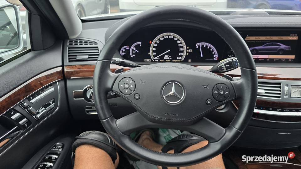 Mercedes Benz Sklasa S350 W221 Benz polift światła do jazdy dziennej Samochody osobowe łódzkie Bełchatów