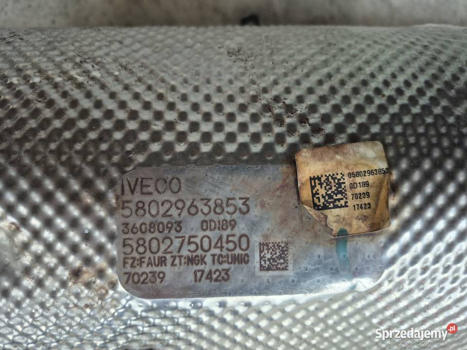 Filtr DPF Iveco Daily 6 E6 lubuskie