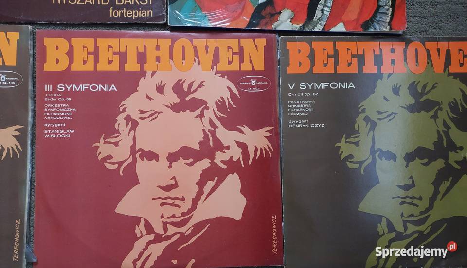 36 Zestaw 5 Płyta winylowa Beethoven sonaty pomorskie Tczew