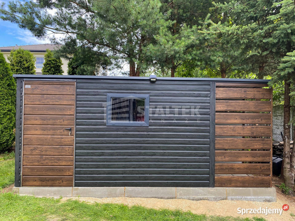 Schowek Domek ogrodowy 4x2m wiata 1m okno Jastrzębie-Zdrój