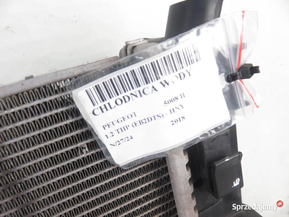 CHŁODNICA WODY PEUGEOT 5008 II 12 THP PureTech osobowe sprzedam