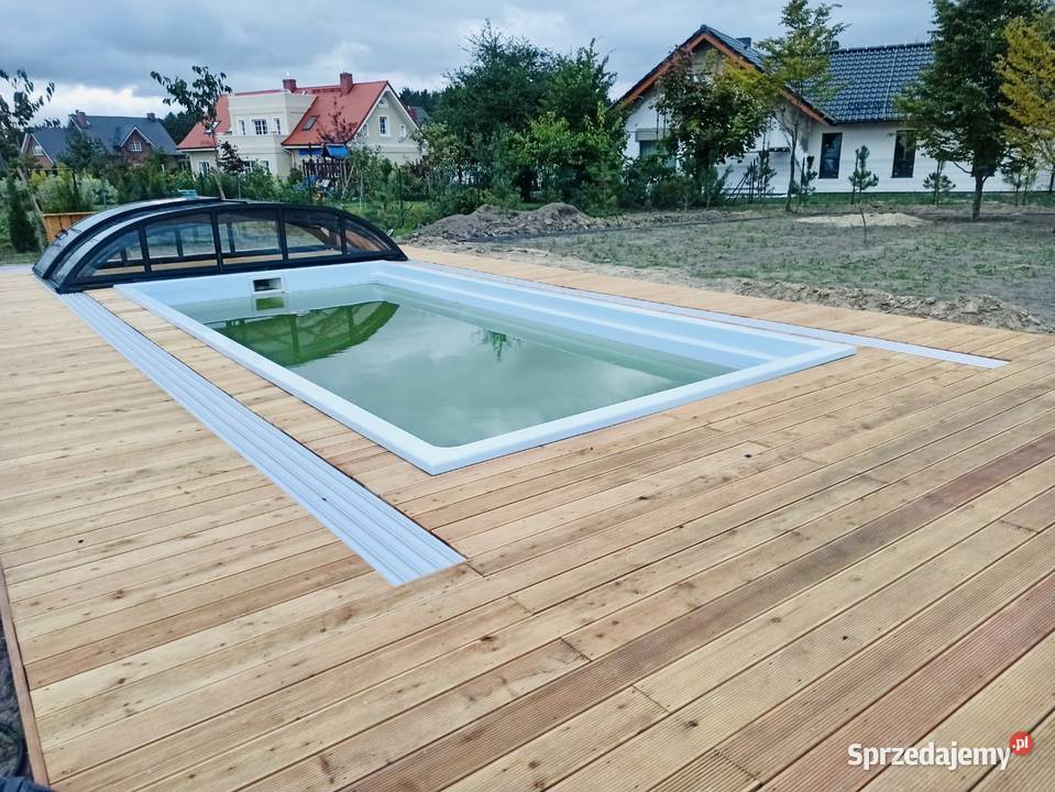 Wyprzedaż magazynowa zadaszenie basenu Promocja Mogilno