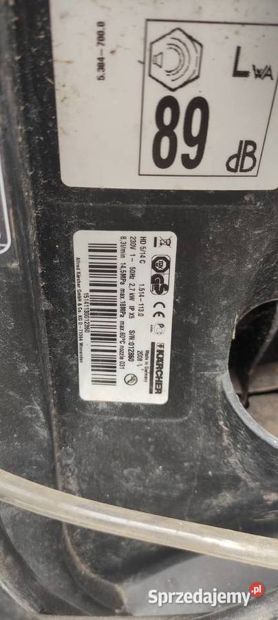 Myjka ciśnieniowa Karcher HD 514C HD 613CX Wiśniew