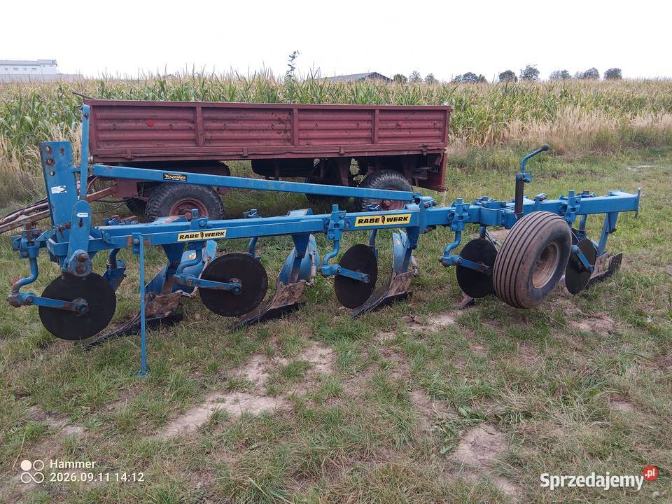 Pług zagonowy modułowy Rabewerk 5X40 311 Kroje Maszyny uprawowe Kurów