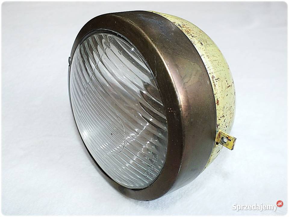 Stara Lampa do zabytkowych pojazdów rzadki okaz Lampy przednie Części samochodowe Żary