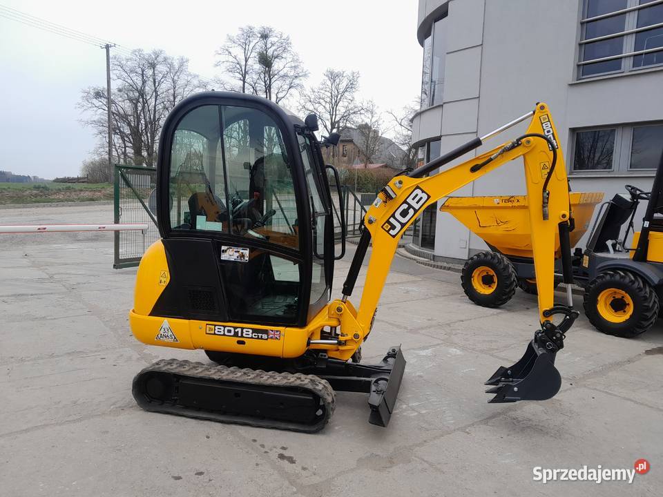 KOPARKA GĄSIENICOWA 18 TONY JCB 8018 CAT KUBOTA wielkopolskie Krotoszyn