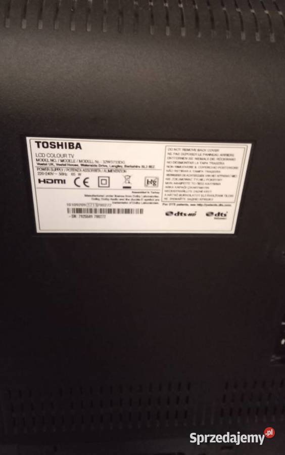Sprzedam Sprawny Telewizor Toshiba 32 Calowy Golub-Dobrzyń