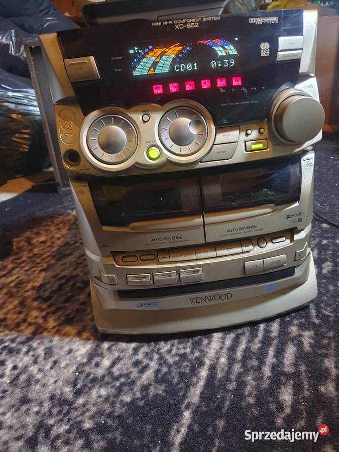 Kenwood wieża z pilotem Wieże i miniwieże Audio