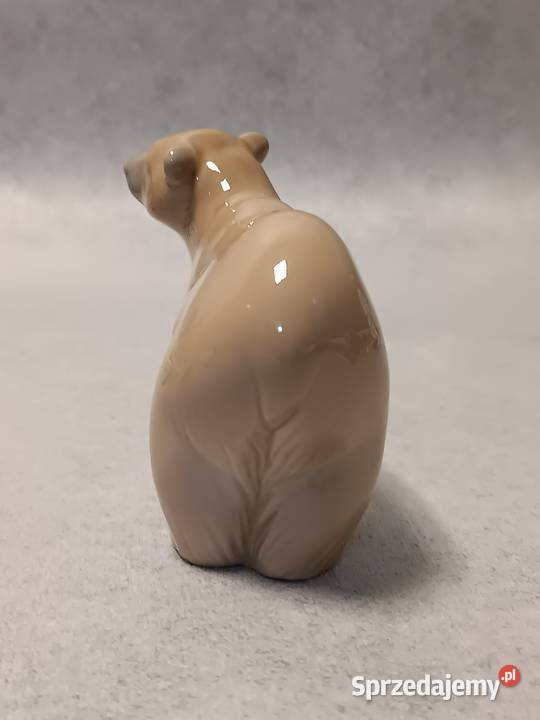 LLADRO Porcelanowa Figura Niedżwiedź Brązowy Miś Gdańsk