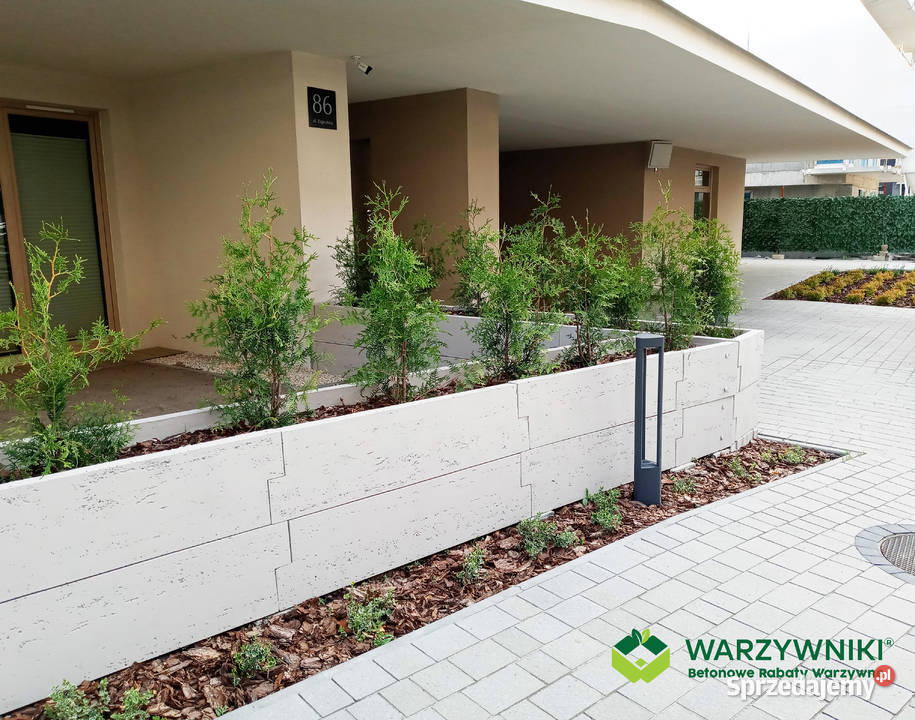 Warzywnik betonowy Ogród warzywny Paleta na Warszawa