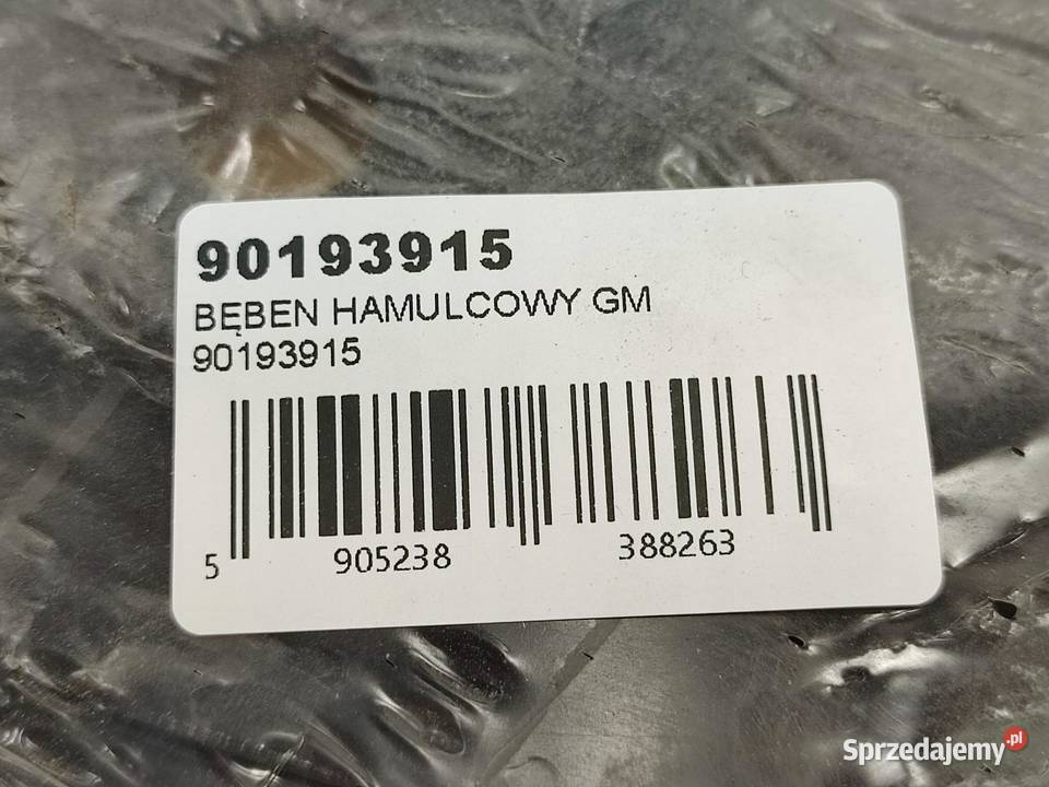 BĘBEN HAMULCOWY OPEL KADETT E 14 i 19901991
