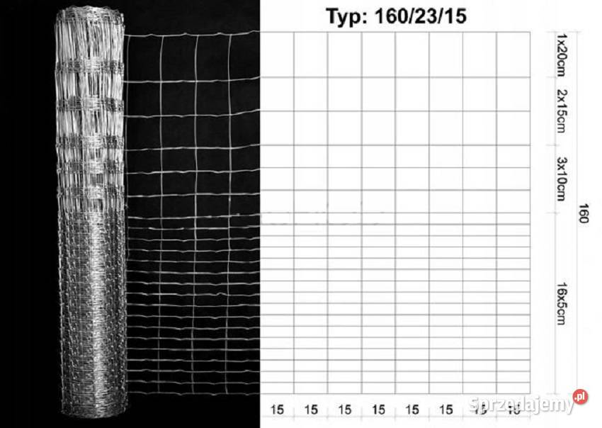 SIATKA OGRODZENIOWA LEŚNA 1602315 L