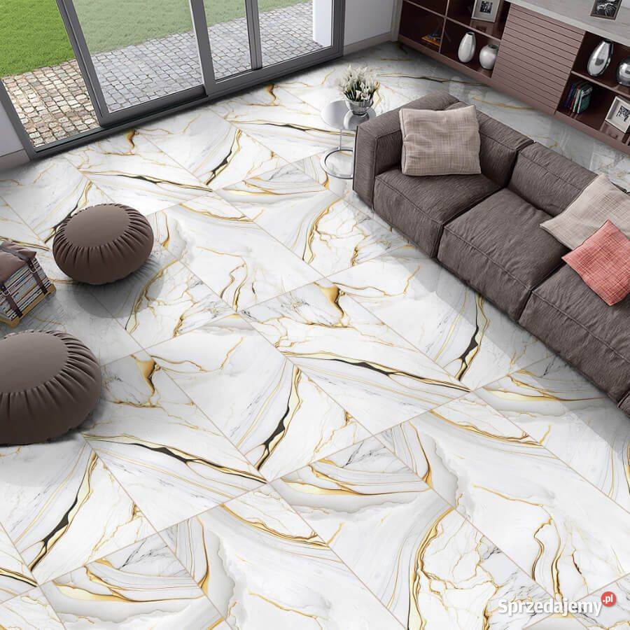 Gres Ice Gold Sky polerowany 120x60x09 pomorskie Gdynia