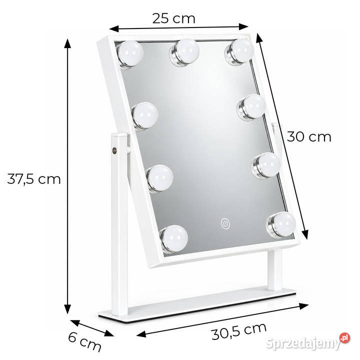 Lustro do makijażu LED 6cm