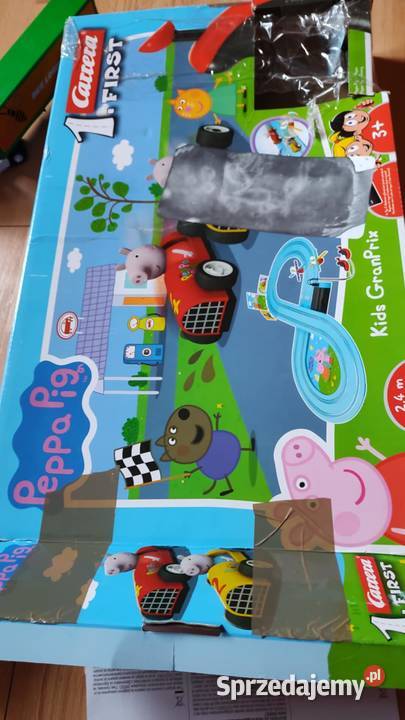 Tor wyścigowy świnka peppa peppa pig carrera sprzedam