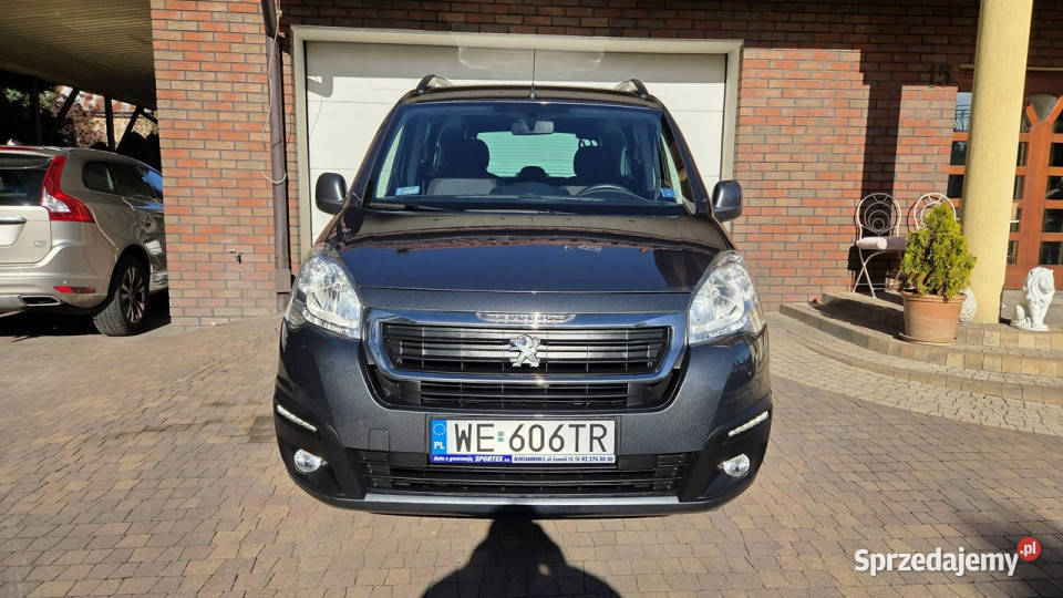 Peugeot Partner 201807 rej 16 HDI 100 SALON I czujnik parkowania Aleksandrów Łódzki