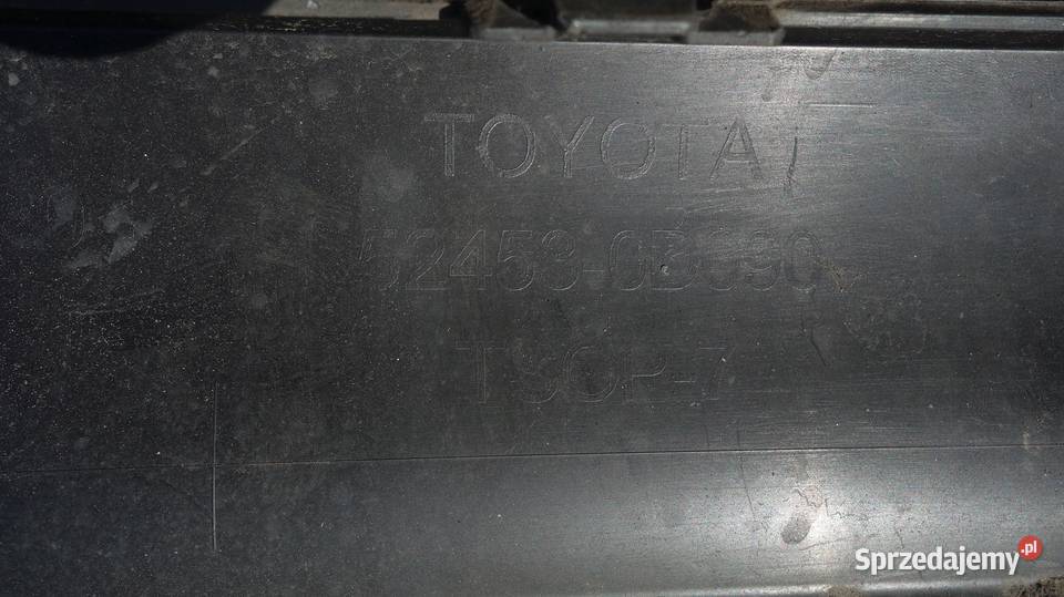 TOYOTA YARIS III SPOILER DOKŁADKA ZDERZAKA TYL Ruda Śląska
