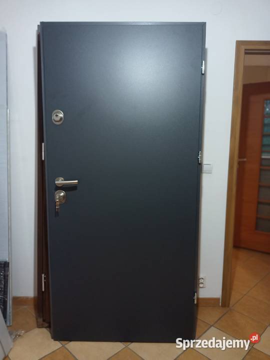 Drzwi Akustyczne 90 Prawe Kolor Antracyt śląskie sprzedam