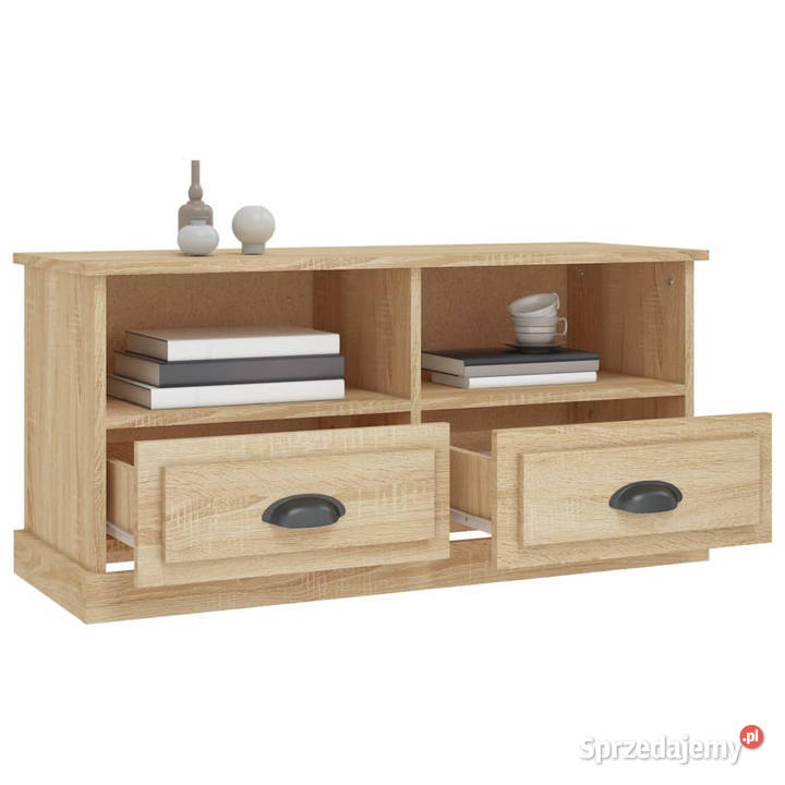 Szafka pod TV dąb sonoma 93x355x45 materiał Warszawa