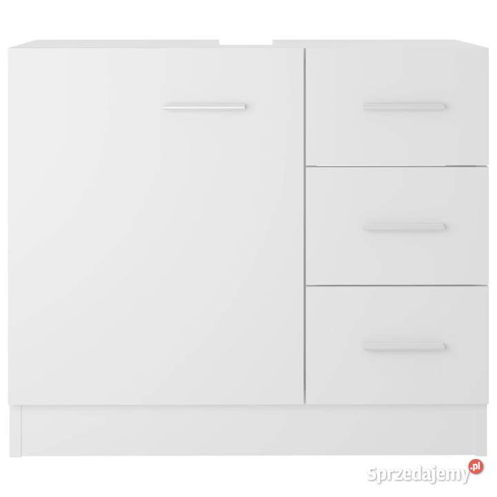 Szafka pod umywalkę biała 63x30x54 materiał Warszawa