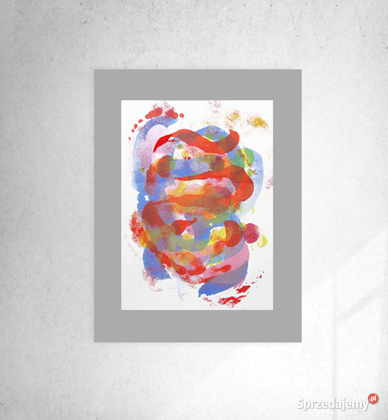 abstrakcja wielokolorowy Gdańsk