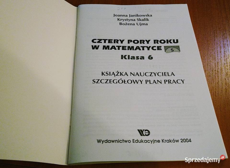 Cztery pory roku w matematyce książka Gdańsk sprzedam