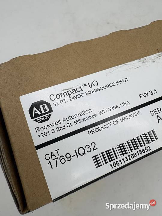 Allen Bradley 1769IQ32 CompactLogix 24V DC Input mazowieckie Warszawa