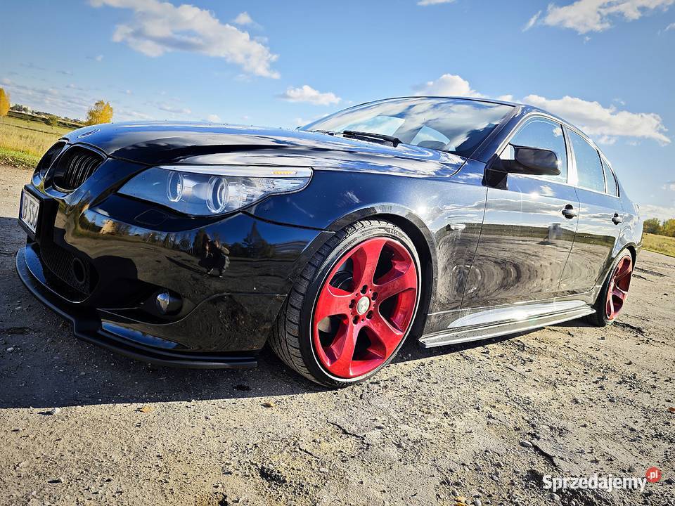 BMW E60 525D 2004r czarny anglik groźny i nie do 2500cm3 Suwałki