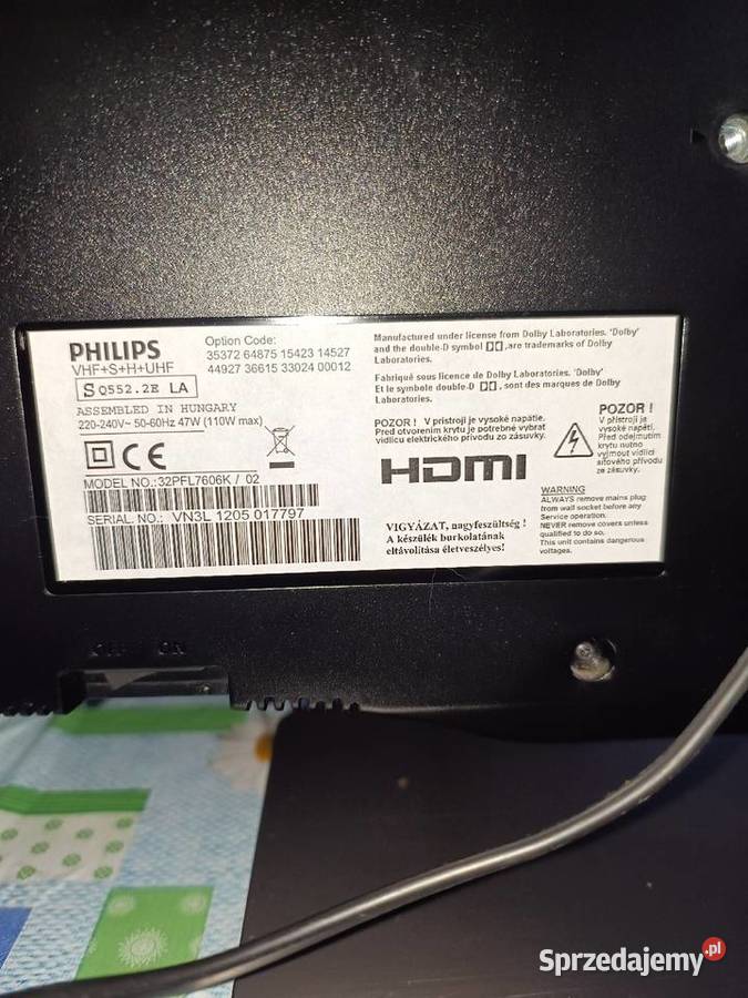 TV Philips 32 całe Smart HDMI dolnośląskie Legnica