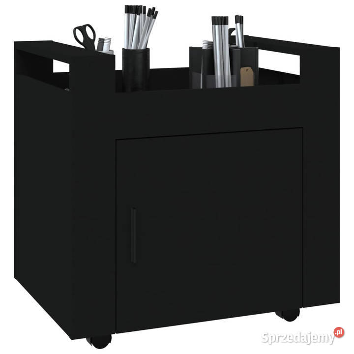 Szafka pod biurko czarna 60x45x60 materiał Warszawa sprzedam