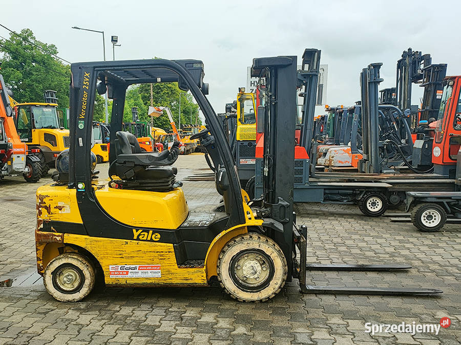 Wózek widłowy Yale GLP25VX 25 t duplex 329 m LPG Kęty