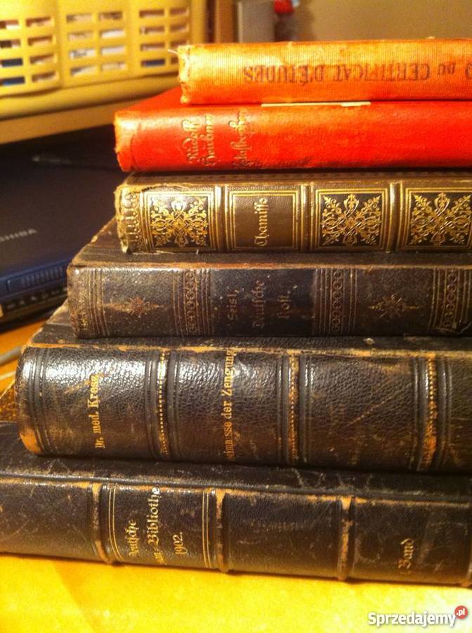 Stare niemieckie książki z ok 1900 r Antykwariat Ozorków