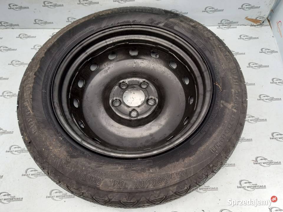 MERCEDES koło dojazdowe 12590 R16 98M 5x112