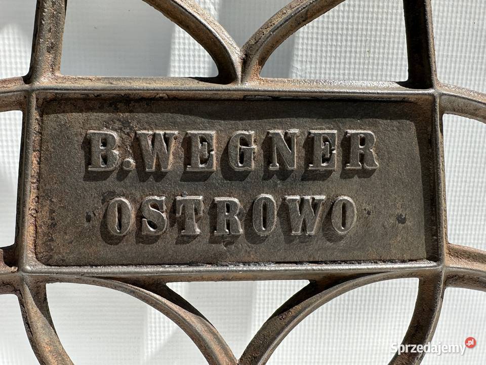 NOGA PODSTAWA MASZYNY B WEGNER OSTROWO UNIKAT Bielawa