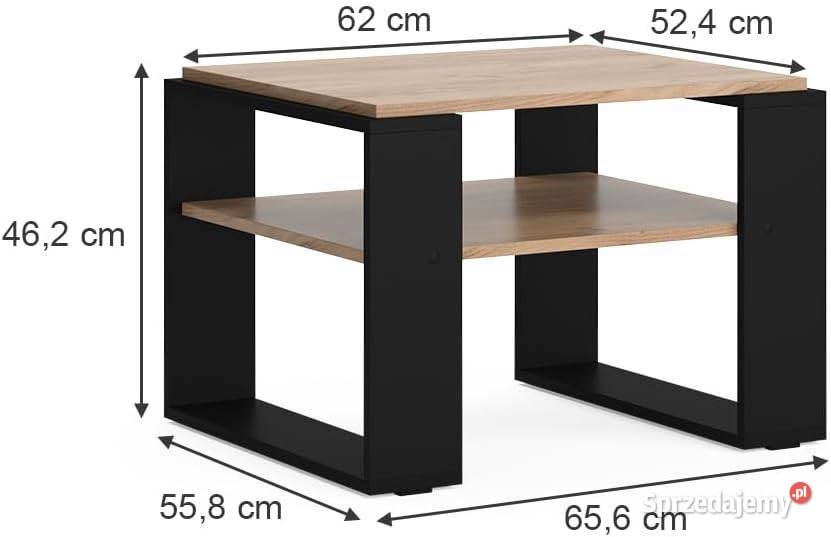 Vicco Stolik kawowy Helm 656 x 462 z półką Gorzyce Wielkie
