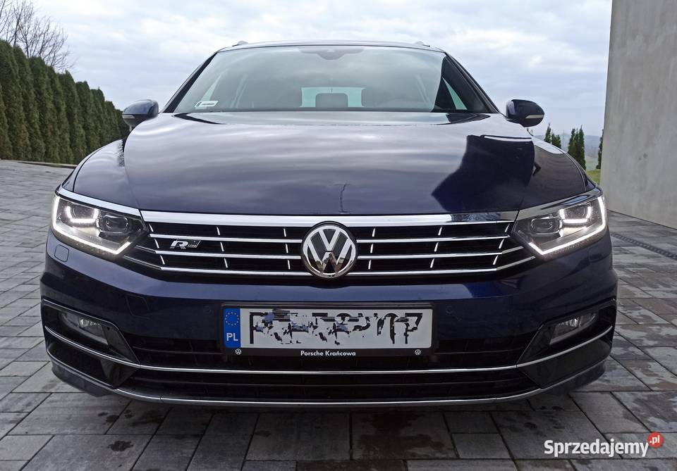 VW Passat B8 Rline top LED skóra DSG okazja poduszka powietrzna Nowy Sącz