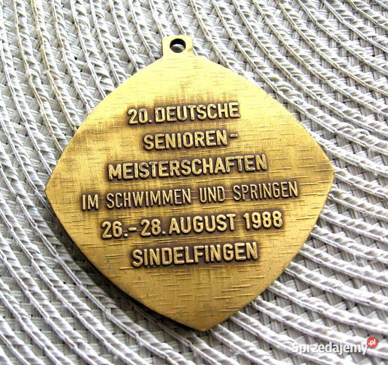 Medal Mistrzostwa Niemiec w Pływaniu wielkopolskie