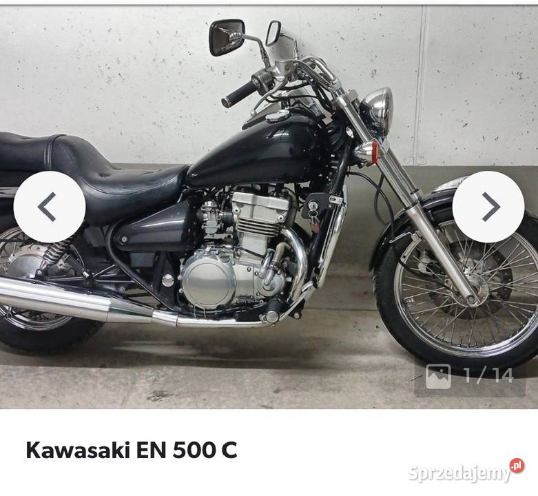 Kawasaki en 500 c Rok produkcji 1998 małopolskie Grybów