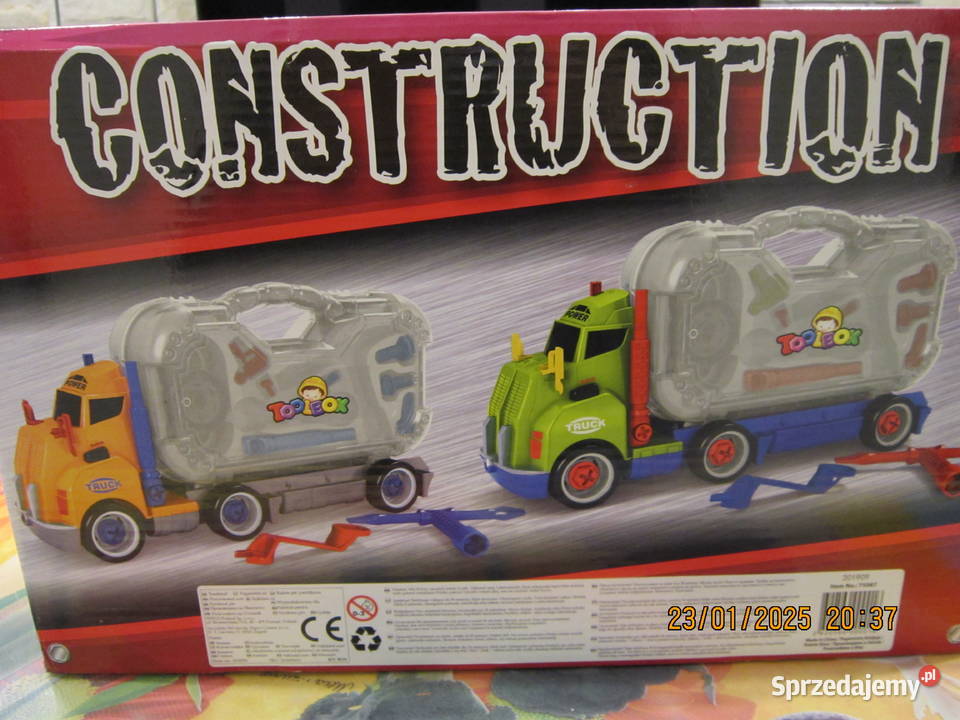 Samochód z naczepą do skręcani dzieci