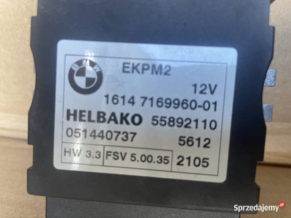 7169960 moduł sterownik pompy bmw 3 e90 e91 e87 Szczecin